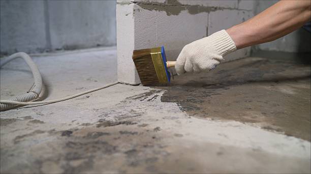 SJ Waterproofing Pros Basement Waterproofing coverage map for Mount Pleasant, TN and surrounding area